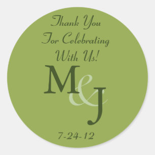 Personalized White Daisy Wedding Favour Labels