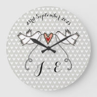 Personalized White Doves Wedding Gift Acrylic Larg