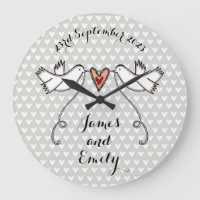 Personalized White Doves Wedding Gift Acrylic