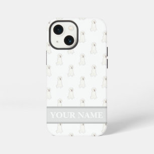 Personalized White Golden Doodle Dog iPhone 13 Mini Case