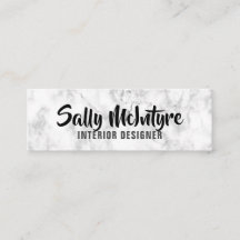 Personalized "White Marble" Social Media