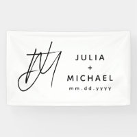 Personalized White Wedding