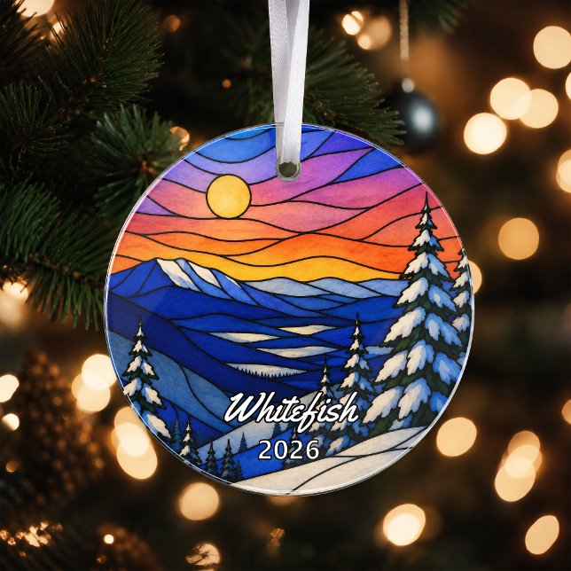 Personalized Whitefish Acrylic Ornament, Custom Mo Ornament (Creator Uploaded)