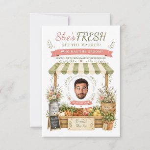 Personalized Who Has The Groom Bridal Shower gift Thank You Card