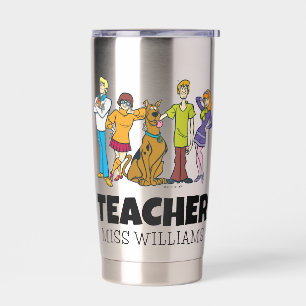 Personalized Whole Gang 14 Mystery Inc Teacher Insulated Tumbler