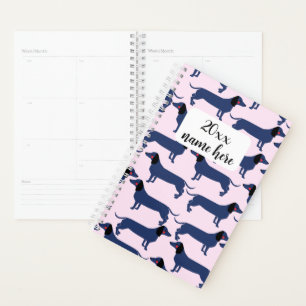 Personalized Wiener Dog Planner