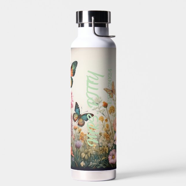 Personalized Wifey Water Bottle (Left)
