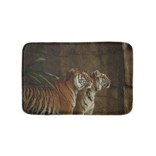 Personalized Wild Animal Tiger Bath Mat