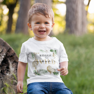 Personalized 'Wild One' Jungle/Safari Baby T-Shirt