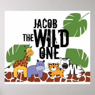 Personalized Wild One Poster
