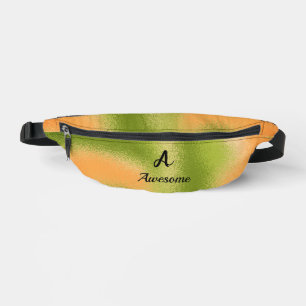 Personalized Wild Rusty Olive Green Fanny Pack