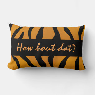Personalized Wild Thing Tiger Stripes Lumbar Pillow