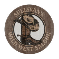 Personalized Wild West Saloon Western Cowboy Boots
