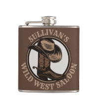 Personalized Wild West Saloon Western Cowboy Boots