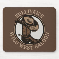 Personalized Wild West Saloon Western Cowboy Boots