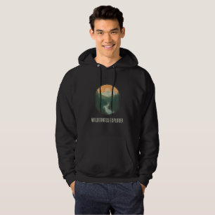 Personalized Wilderness Explorer Retro Mountain Ho Hoodie
