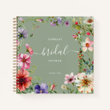 Personalized Wildflower Bridal Shower Guest