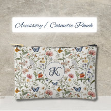 Personalized Wildflower Butterfly Floral Garden