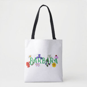 Personalized 'Wildflowers' Tote Bag