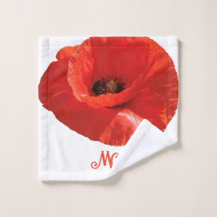 Personalized 'Wildflowers' Wash Towel