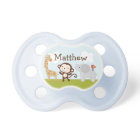 Personalized Wildlife Jungle Animals 2 Pacifier
