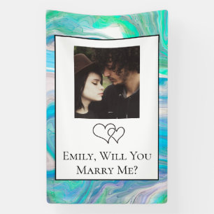 Personalized Will  You Marry Me    Banner