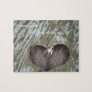 Personalized 'Will You Marry Me?' Hidden Message Jigsaw Puzzle