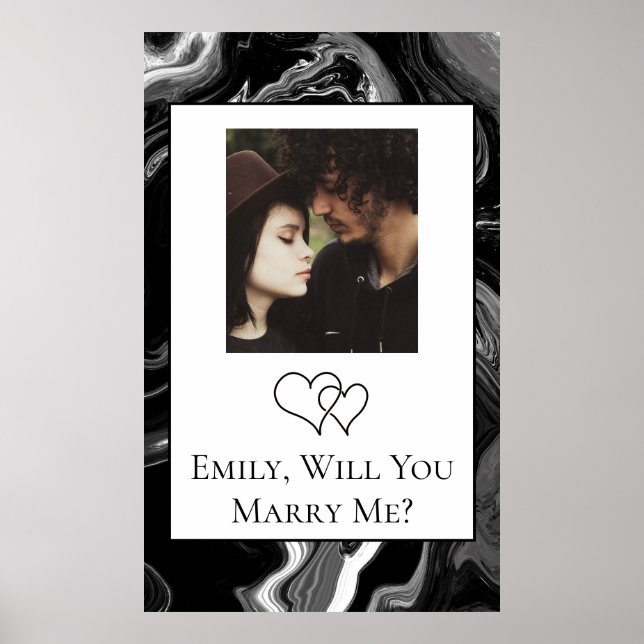 Personalized Will  You Marry Me  Poster (Front)