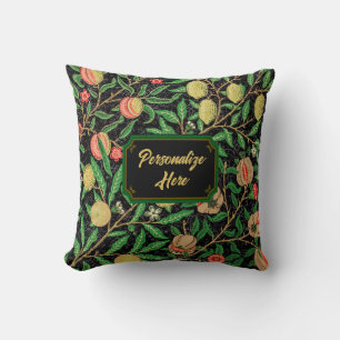 Personalized William Morris Classic Throw Pillow