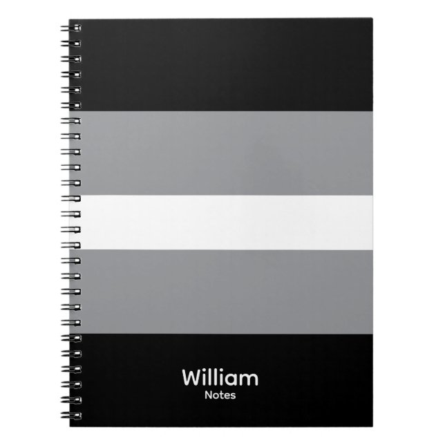 Personalized William Notes Spiral Notebook Journal (Front)