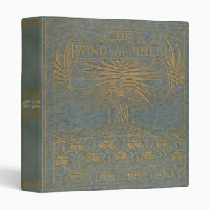 Personalized Wind In The Pines Book 3-Ring Binder