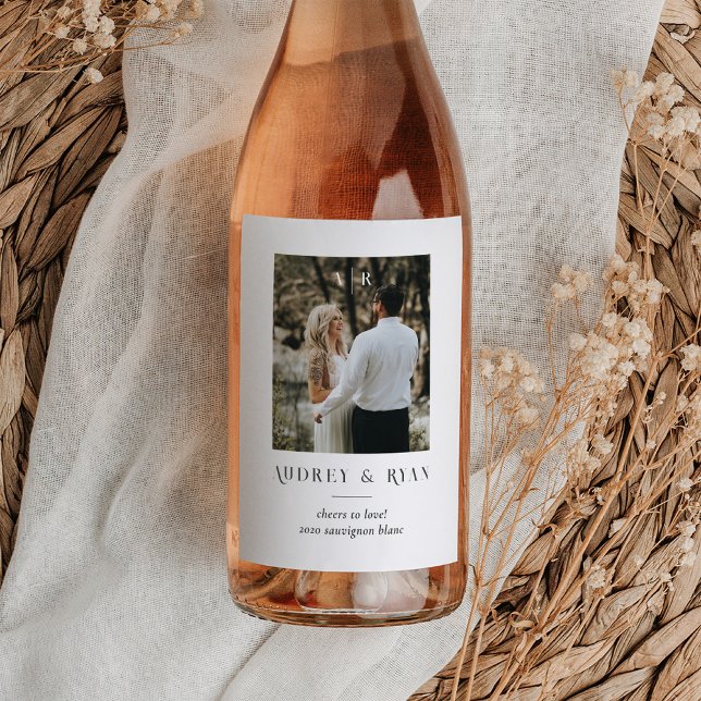 Personalized Wine Bottle Label with Photo (Personalized Wine Bottle Label with photo)