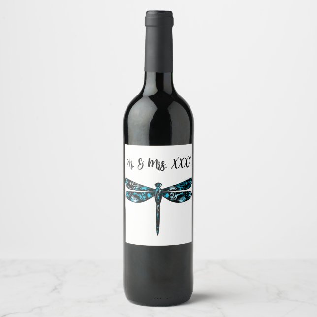 Personalized Wine Bottle Lables Label (Front)