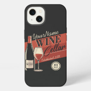 Personalized Wine Cellar Bottle Tasting Room Bar iPhone 13 Case