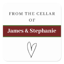 Personalized Wine Cellar Stickers 