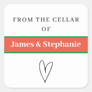 Personalized Wine Cellar Stickers 