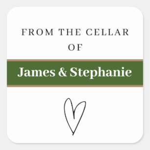 Personalized Wine Cellar Stickers