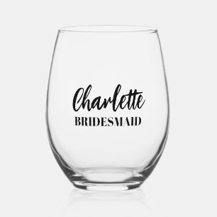 Personalized wine glasses