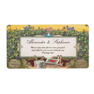 Personalized Wine Grapes Vineyard Labels