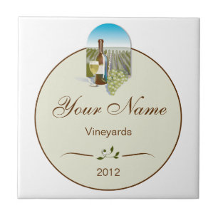 Personalized Wine Tile Trivet