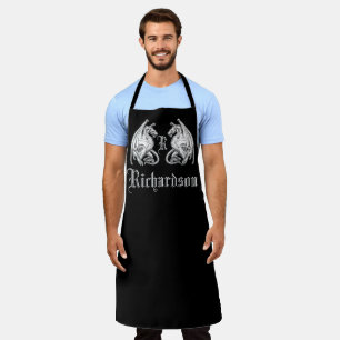 Personalized Winged Dragons Apron