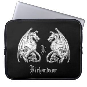 Personalized Winged Dragons Cutting Laptop Sleeve