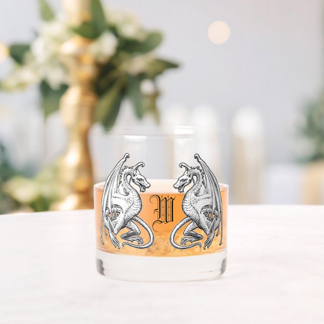 Personalized Winged Whiskey Glass (Insitu (Wedding))
