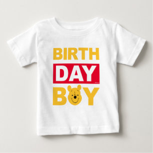 Personalized Winnie the Pooh Birthday Boy Baby T-Shirt