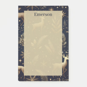 Personalized Winter Deer Post-it® Notes