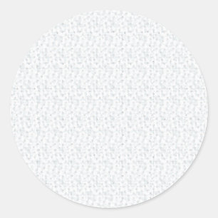Personalized Winter Geometric Pattern Classic Round Sticker