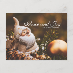 Personalized winter greeting postcard