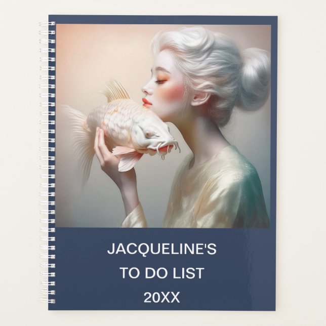 Personalized Winter Image To Do List Planner (Front)