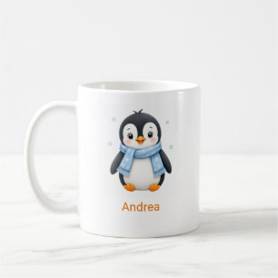 Personalized Winter Kids Photo Mug with Name