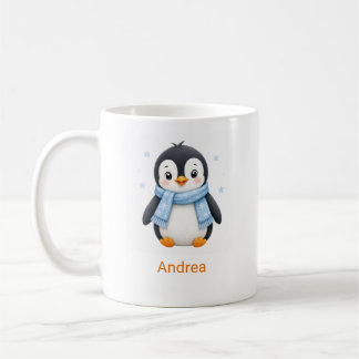 Personalized Winter Kids Photo Mug with Name